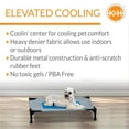 thumbnail image 5 of K&H Pet Products Coolin' Pet Cot Elevated Pet Bed Gray/Blue Medium 32 X 25 X 7 Inches, 5 of 10
