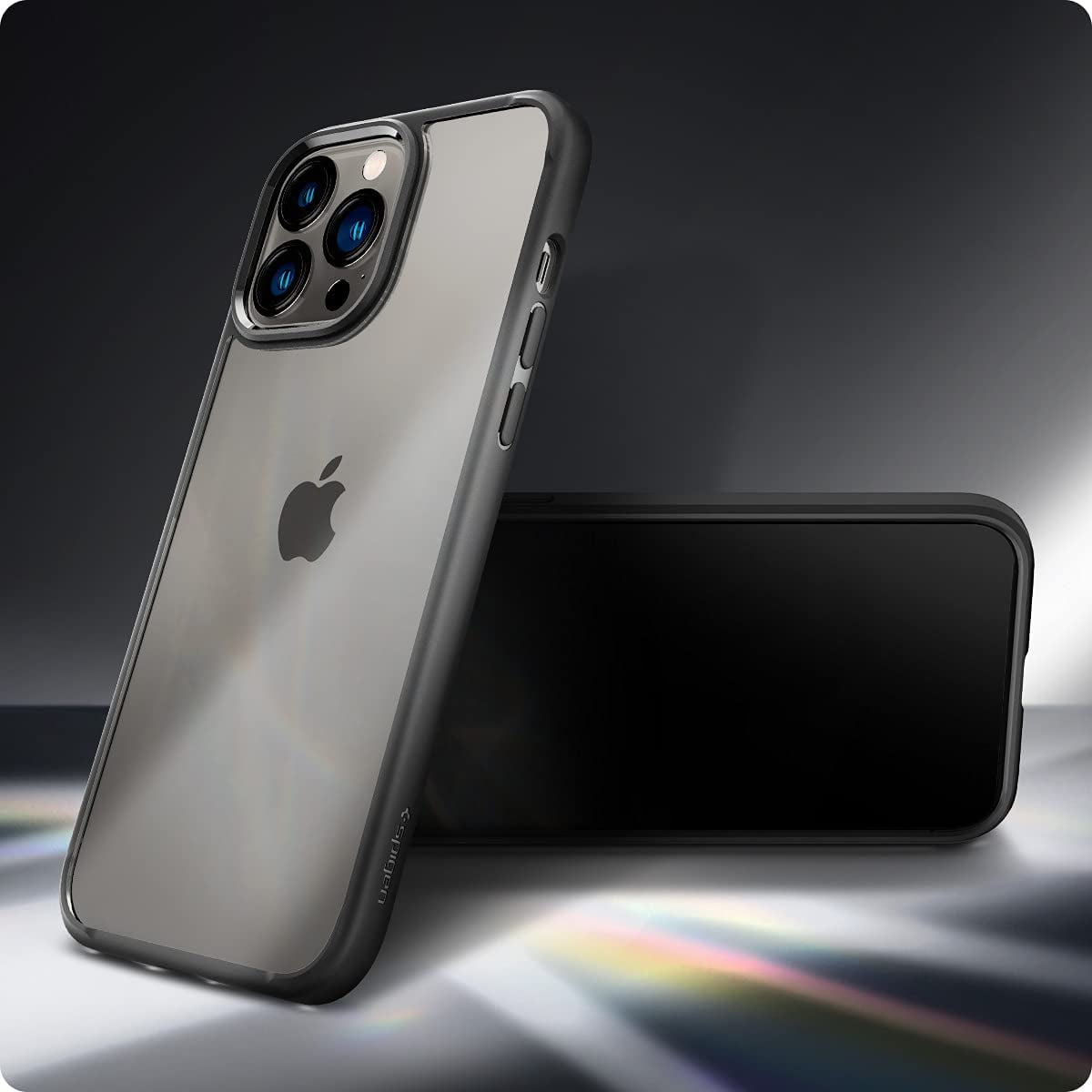 Spigen Ultra Hybrid Designed for iPhone 13 Pro Max Case (2021) - Frost Black