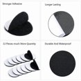 thumbnail image 2 of 12 Pieces Self Adhesive Strips, 5cmx5cm Double Sided Adhesive Tape, Strong Removable Hook Loop Wall Mounting Tapes, Black, 2 of 4