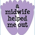 thumbnail image 2 of CafePress - A Midwife Helped Me Out Infant Bodysuit - Baby Light Bodysuit, Size Newborn - 24 Months, 2 of 4