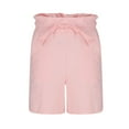 thumbnail image 6 of FNFYFH Girls Cotton Linen Shorts Drawstring Elastic Short Pants Summer Comfy Shorts,Black, 6 of 9