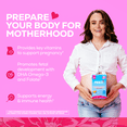 thumbnail image 3 of Molo Prenatal Multi-Vitamin Drink Mix with CoQ10 & DHA, Sweet Orange, 30 pack, 3 of 10