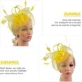 thumbnail image 5 of Bandeaux de Mode Blancs pour Fascinateurs Chapeau Rubans en Maille Fleur, 5 of 5