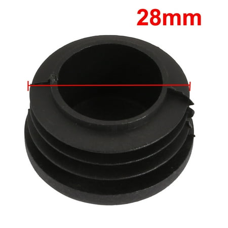 2 Pcs Chair Table Leg Plastic Cap Round Tube Insert Fit 28mm Pipe Outer Dia