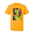thumbnail image 2 of Wild Bobby, Colorful Woman Marilyn Monroe Pop Culture Men's Graphic T-Shirt, Gold, 5XL, 2 of 3