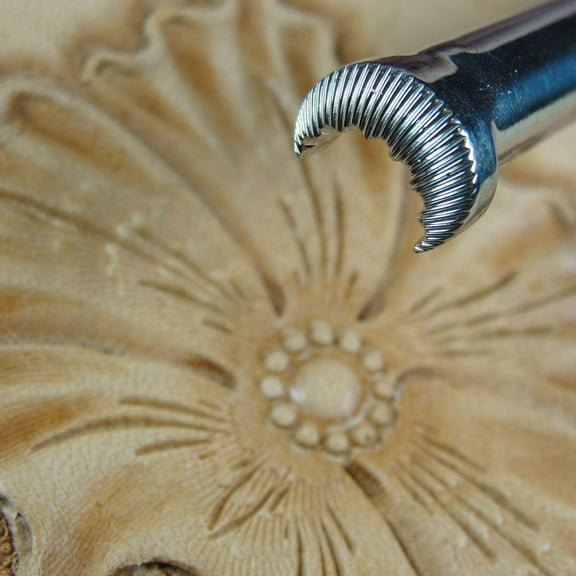 Stainless Steel Barry King - Fluted Camouflage Stamp, Barry King Leather Stamping Tool