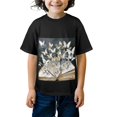 thumbnail image 3 of HANMUN Boys and Girls Tough Fashionable One Side Hot T-Shirts and Short Sleeves, Size XS-XL Made in USA, 3 of 4
