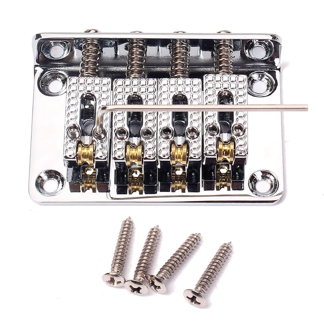 Puente de guitarra CUTICAT de 4 cuerdas negro