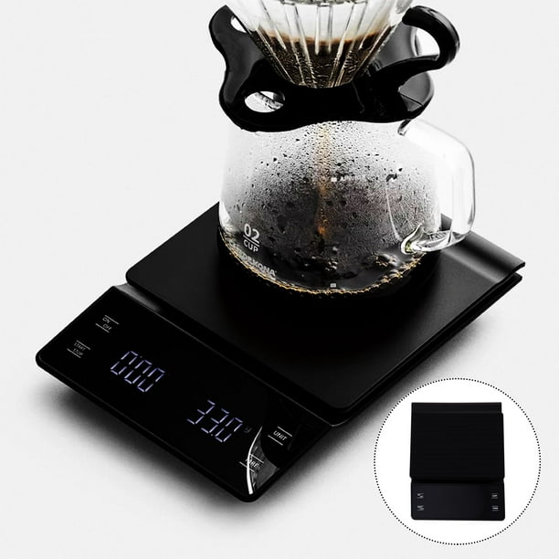 Balance à café numérique 0.1g avec minuterie balances