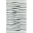 thumbnail image 2 of Rugs America BT10A Daydream White Stripe Modern White Area Rug, 2'6"X4'0", 2 of 6