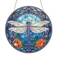 thumbnail image 1 of Adornos Pintura Cristal Libélula Colorida, 1 of 9