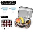 thumbnail image 5 of Pioneer Flower Floral Print Pattern Insulated Lunch Bag Teen, Toddler Lunch Bag,Bento School Lunch Bag for Teen for Work,Picnic or Travel, 5 of 5