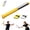 Yellow-1Pcs, variant on Adjustable Intensity Badminton Swing Trainer, 11.8" Swing Trainer Sound Feedback for Smash Technique for Wrist Arm Strength Training Fitness Professional Players