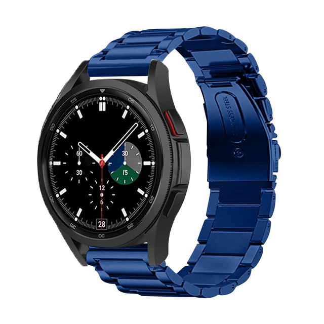 WIFKLSIIPG Elegant Solid Color Stainless Steel Metal Watchband Compatible with Smartwatch Stylish Metal Strap Business & Design