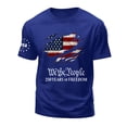 thumbnail image 5 of mgoYE 250 Anniversary USA Shirt Mens Patriotic America Independence Day Patriot Tops T-Shirts for Men(Blue,2XL), 5 of 6