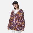 thumbnail image 3 of Kdxio Buffalo Plaid and Butterflys Print Women Men Sun Protection UPF 50+ Jackets Zip Up Long Sleeve Hoodie Hiking Lightweight with Pockets, 3 of 7