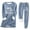 Blue, variant on Yes I'm Still Freezing Me Womens Fall Winter Pajama Sets 2 Piece Loungewear Fuzzy Fleece Lined Sweatshirt Suit Purple