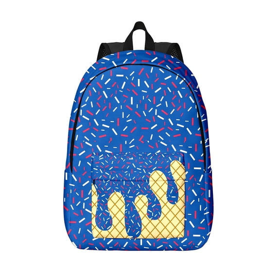 MuXiKeJi Clothes Ice Cream Backpack Shoulder Bag, Cute Shoulder Bag, Ice Cream Backpack, Large Capacity, with Side Pockets
