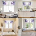 thumbnail image 5 of Country Lavender Butterfly Purple Gradient Valances for Windows,Kitchen Valance Rod Pocket Short Curtain, Vintage Oil Painting Art Valance Curtain Window Valances for Bedroom Living Room 54x18in, 5 of 9