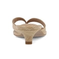 thumbnail image 3 of Mia Too Women's Nikole Thong Kitten Heel Sandal, 3 of 5