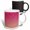 Multicolor, variant on 3drose, Glam Pink Faux Digitally Printed Ombre Glitter Flat Design, 15oz Mug