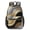Grey and Gold, variant on White and Gold Marble Pattern 17" School Backpacks for Teens,Waterproof Oxford Fabric,S-Shape Padded Straps for School,Travel,Hiking,Camping