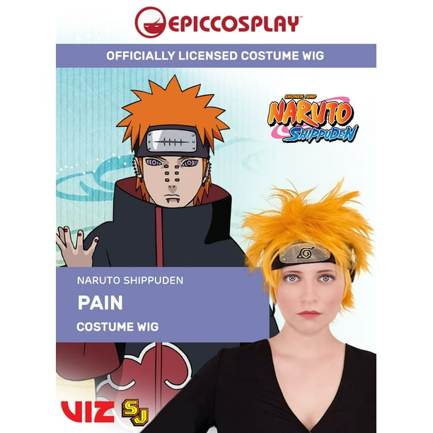 Epic Epic Cosplay Wigs Licensed Naruto Cosplay Wigs The Pain Costume Yellow Wig Naruto Shippuden Anime Cosplay Halloween Party Accessories Walmart Com Walmart Com