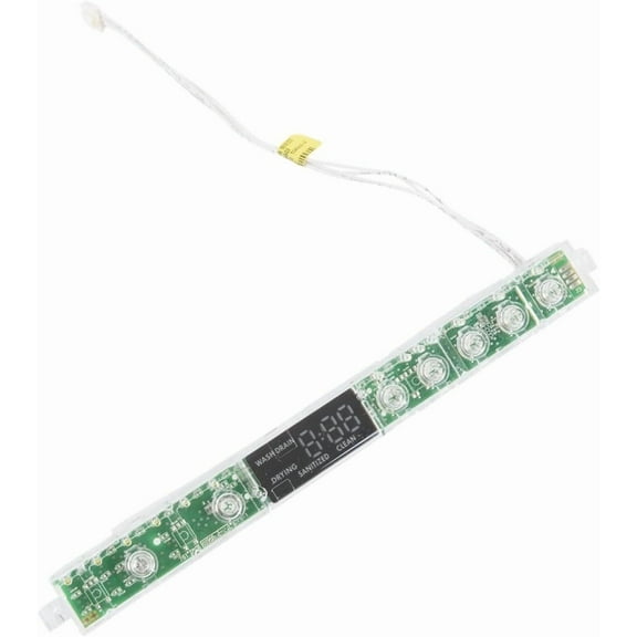 Whirlpool W11368911 Dishwasher User Interface Control Board, White