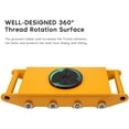 thumbnail image 2 of 12 T Heavy Duty Machine Dolly Skate Machinery Roller Mover Cargo Trolley 26400 lbs, 2 of 7