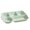 B, variant on Deep Divided Food Tray with Multi Compartments for Cafeteria Meals Portion Control and Balanced Dining at Home or School