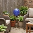 thumbnail image 6 of Sunnydaze Lavender Purple 10" Glass Outdoor Gazing Globe, 6 of 8