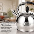 thumbnail image 4 of SUSLAS 2.64 qt Stainless Steel Whistling Tea Kettle for Stovetop, Silver Vintage Tea Pot, 4 of 9