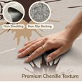 thumbnail image 6 of ODIKA 4'x6' Washable Area Rug Non-Slip, Chair-Friendly, Flatwoven Contemporary Layered Neutral Splash Brushstroke Large Beige Abstract Playful for Home Office, Under Desk, 6 of 7