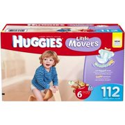 Huggies Little Movers Diapers, Economy P