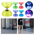 thumbnail image 3 of Daily Mix Store Diabolo Chinese Set Portable Large Triple Bearing with Stick, String & Net Bag, Soft Rubber Diabolo for Kids, Adults & Elderly, 3 of 9