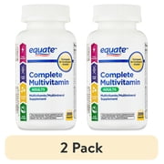 (2 pack) Equate Complete Multivitamin/Multimineral Supplement Tablets, Adults, 200 Count, Compare to Centrum® Adults