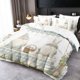 thumbnail image 5 of Juego de cama infantil de Pascua de 3 piezas | Funda nórdica y fundas de almohada con estampado de conejo y huevo | Microfibra suave (tamaño individual/matrimonial/queen) | Lavable a máquina para, 5 of 6
