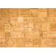 thumbnail image 1 of Ahgly Company Indoor Rectangle Patchwork Orange Transitional Area Rugs, 2' x 4', 1 of 1