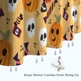 thumbnail image 6 of Halloween Pumpkins Skulls and Candies Shower Curtain 72"x84" ,Bathroom Decorative Shower Curtains Set with 12 Hooks,Modern Waterproof Washable Shower Curtain, 6 of 6