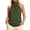 Army Green, variant on Summer Tops for Women Halter Neck Tie Strap Camisole Top Solid Color Sleeveless Casual Blouse Trendy 2026 Summer Cami Tops ,S