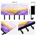 thumbnail image 2 of Lavender Clouds Wheat Mail Holder Organizer Wall Mount with Shelf Key Holder Key Rack with 5 Key Hooks for Wall Decorative, 2 of 6