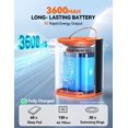 thumbnail image 4 of Bomba de aire portátil JOYROOM ultrarrápida con batería de 3600 mAh, 4 of 8