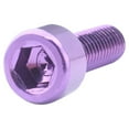 thumbnail image 2 of SOPOTUTU Cylindrical Screw Purple Aluminum Alloy 2 Pcs, 2 of 8