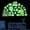 Luminescent-033wsxx-green, variant on 42 pcs Pink Heart Shape Wall Stickers for Girls Bedroom,Glow in The Dark Kids Room Decor, Baby Nursery Ceiling Decals Wallpaper Vinyl Murals