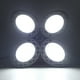 thumbnail image 1 of Lámpara de garaje, E27, luz deformable de 4 hojas de alto brillo, lámpara de jardín, respuesta rápida, 1 of 11