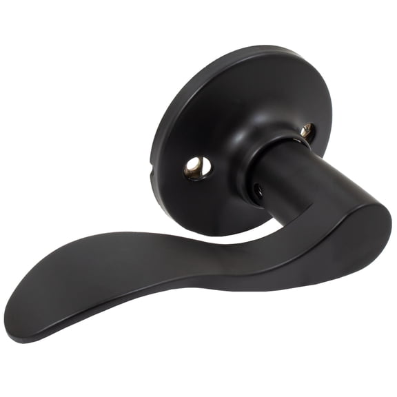 Stone Harbor Hardware Beaverton Door Function, Dummy (Non-Turning) Latch, Left-Handed, Matte Black