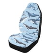 thumbnail image 4 of ALAZA Whales Car Seat Covers 2 PCs Universal Auto Front Seats Interior Protector, 4 of 7
