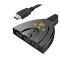 thumbnail image 1 of Commutateur Compatible HDMI à 3 Ports, Prend en Charge le Répartiteur 4K Compatible HDMI, Smart HD 1080P, 3 Entrées vers 1 Sortie pour PS4, Facile à Utiliser, 1 of 6