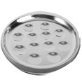 thumbnail image 1 of LOLIPPYY Plat à Escargots en Acier Inoxydable avec Assiette Séparée pour Rangement Argent 1 Pce, 1 of 7