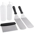 thumbnail image 1 of Ensemble d'Outils de Barbecue à Prise Douce - Acier Inoxydable, 5 Pcs, 1 of 2
